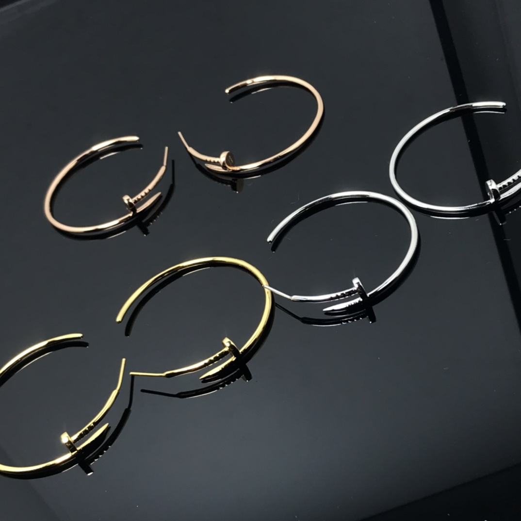 Cartier Juste un Clou Hoop Earrings, Large Model - Original Replica Club