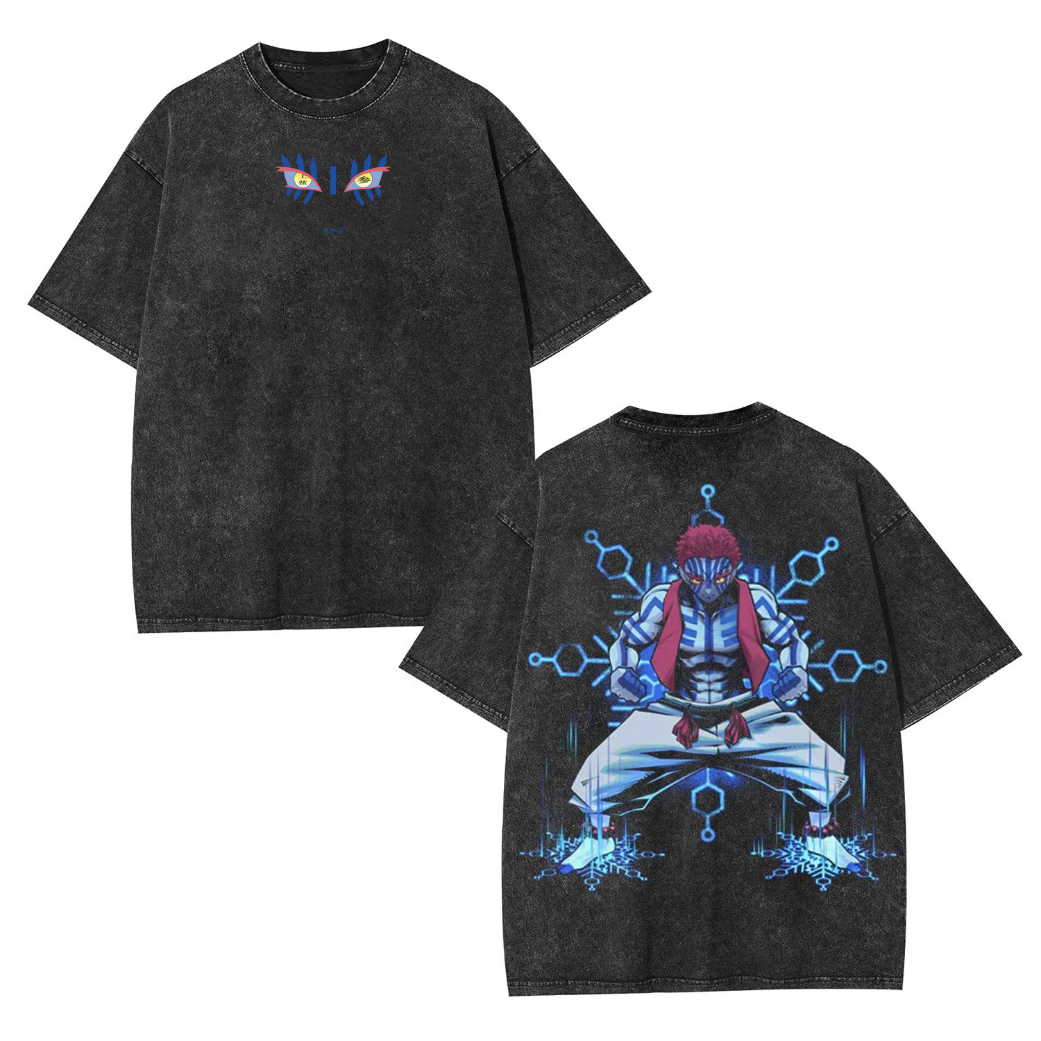 Unisex Anime Inspired Vintage Washed T-Shirt丨Comicssoul