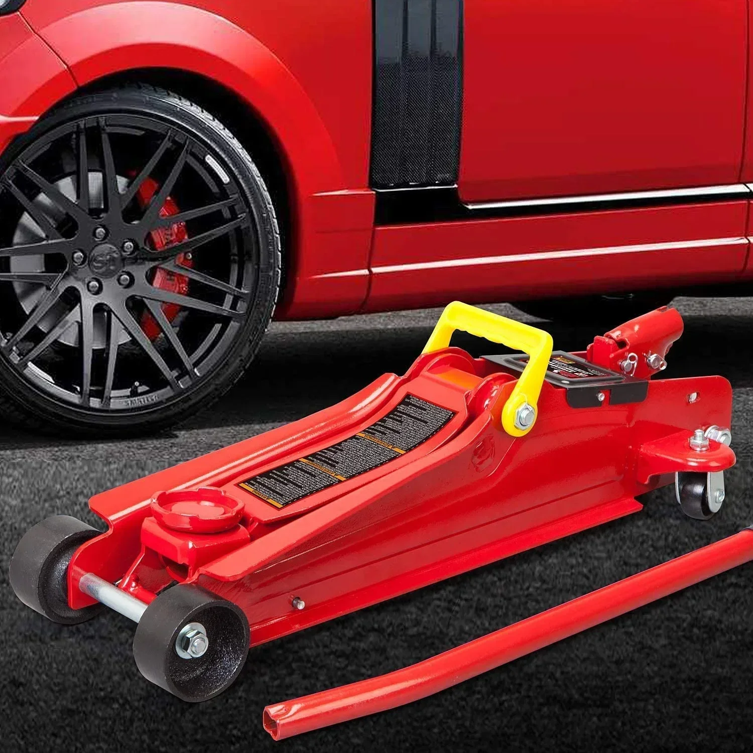 Big Red Hydraulic Low Profile Floor Jack, 2.5 Ton, Red - W8255AM - Image 3 Big Red Hydraulic Low Profile Floor Jack, 2.5 Ton, Red - W8255AM - Image 3