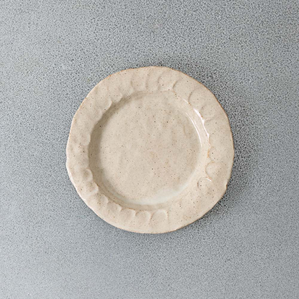 Assiette Mitja - Craie