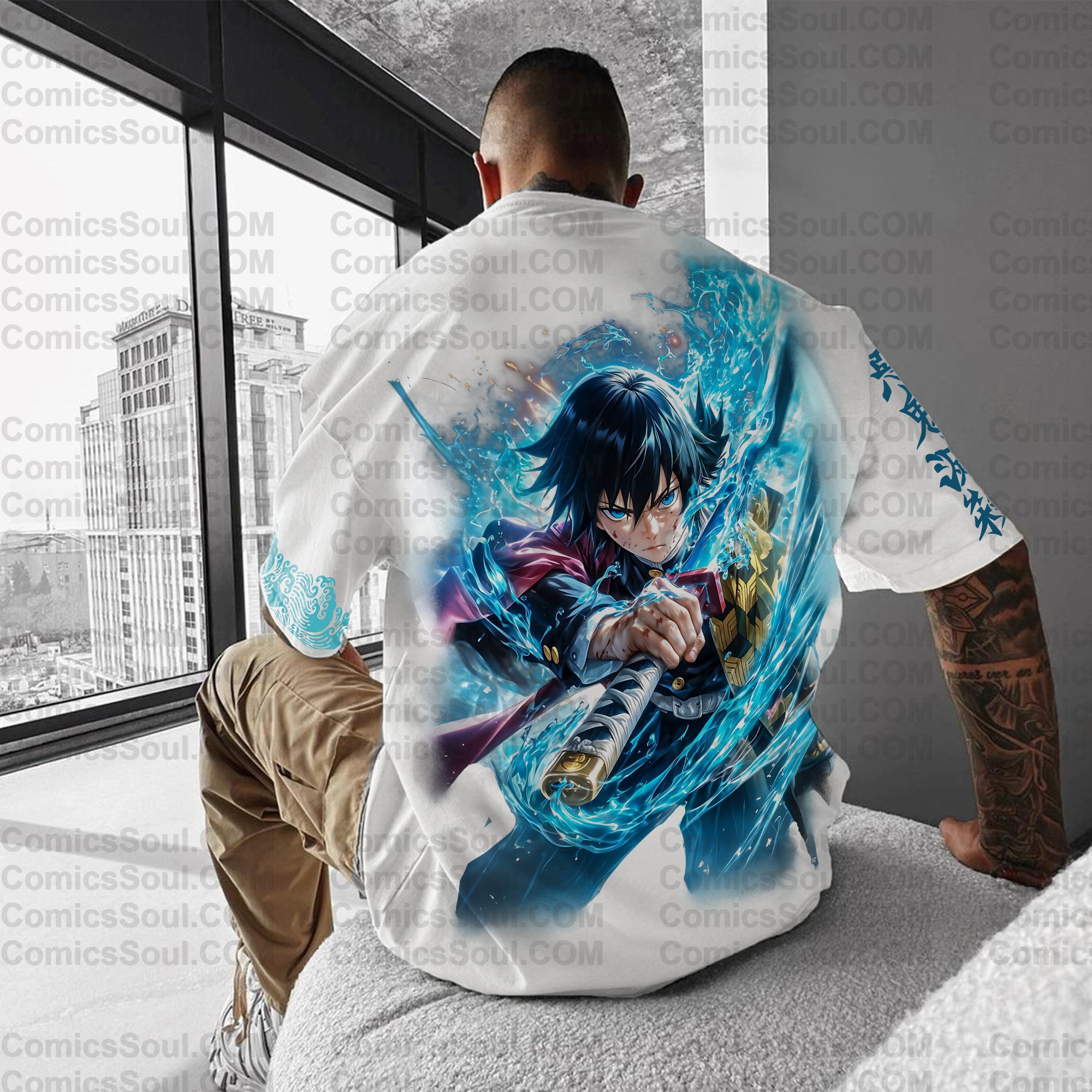 Unisex Anime Inspired Vintage T-Shirt| KNY