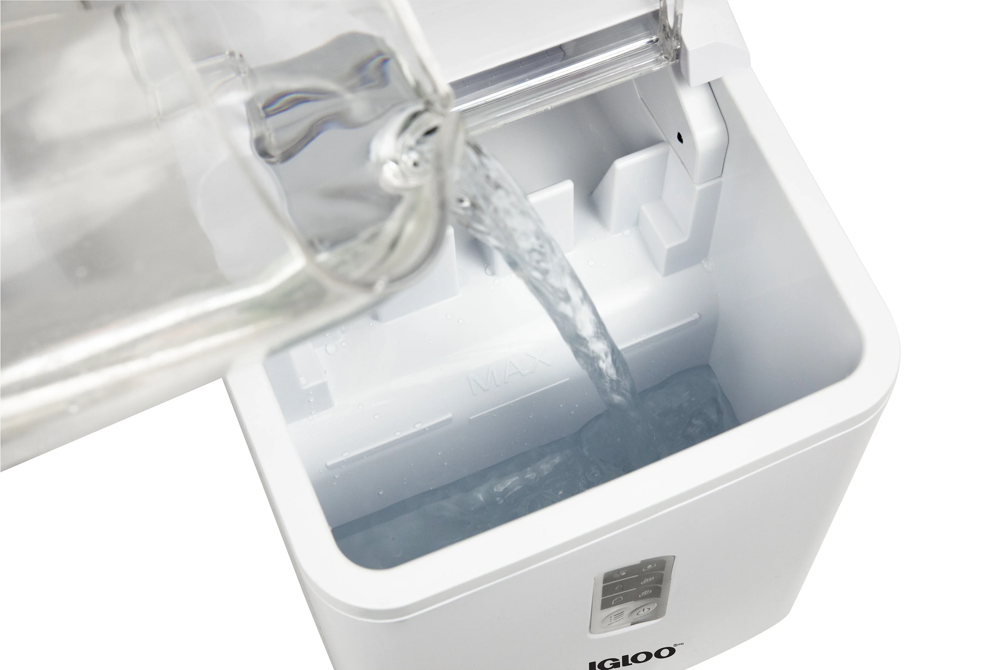 Igloo Automatic Ice Machine Self Cleaning Countertop Ice Maker for Water Bottle & Drinks, Aqua - Image 17