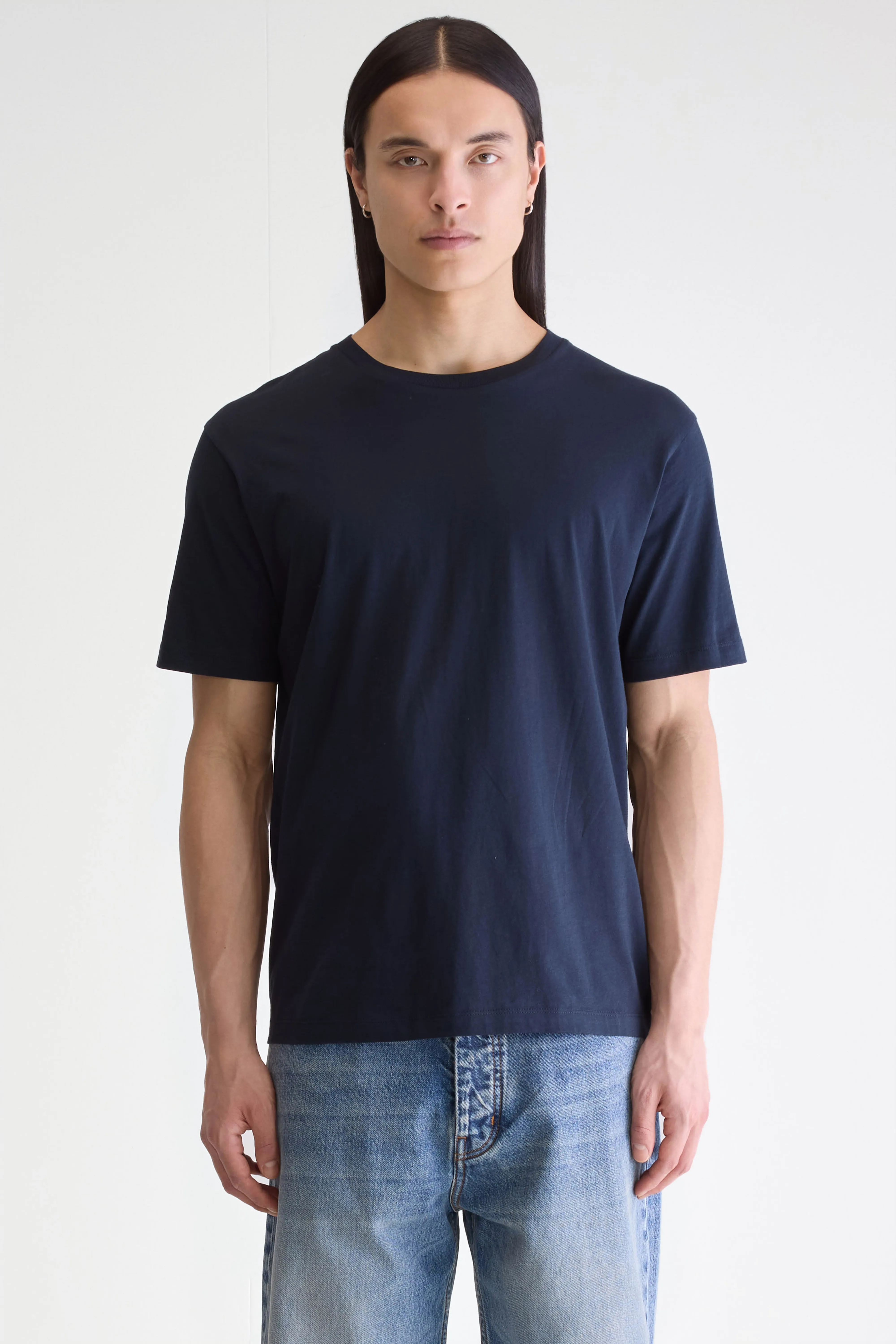 Bellerose Vinx navy short-sleeve t-shirt (242 / M / NAVY)