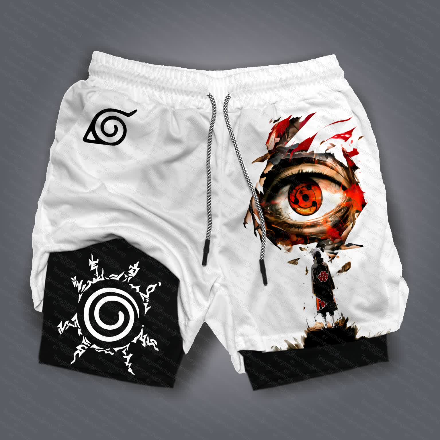 Unisex   Casual Anime Streetwear Shorts