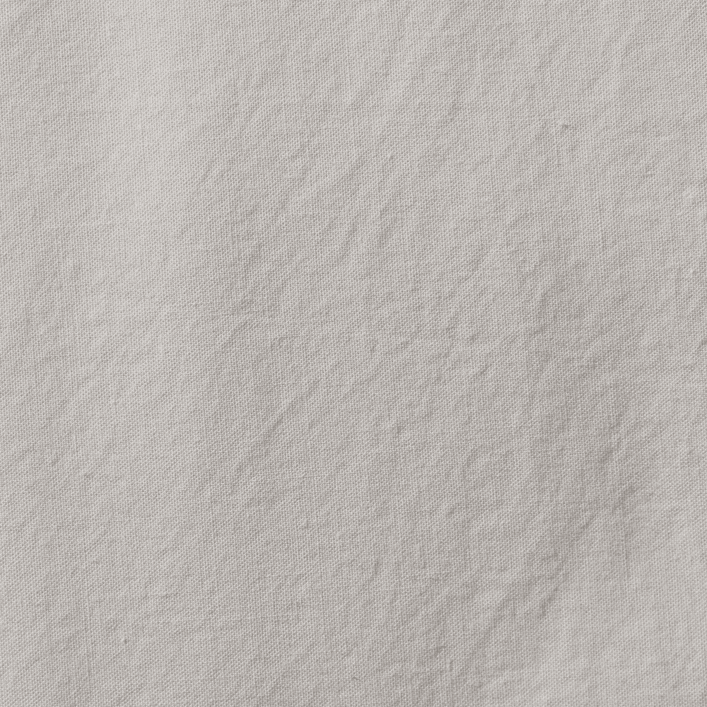 Drap plat en percale de coton - Gris Pavot