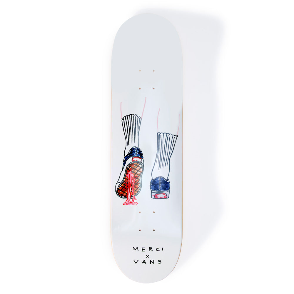 Vans x Merci - Planche Merci Elegance Deck - Blanc