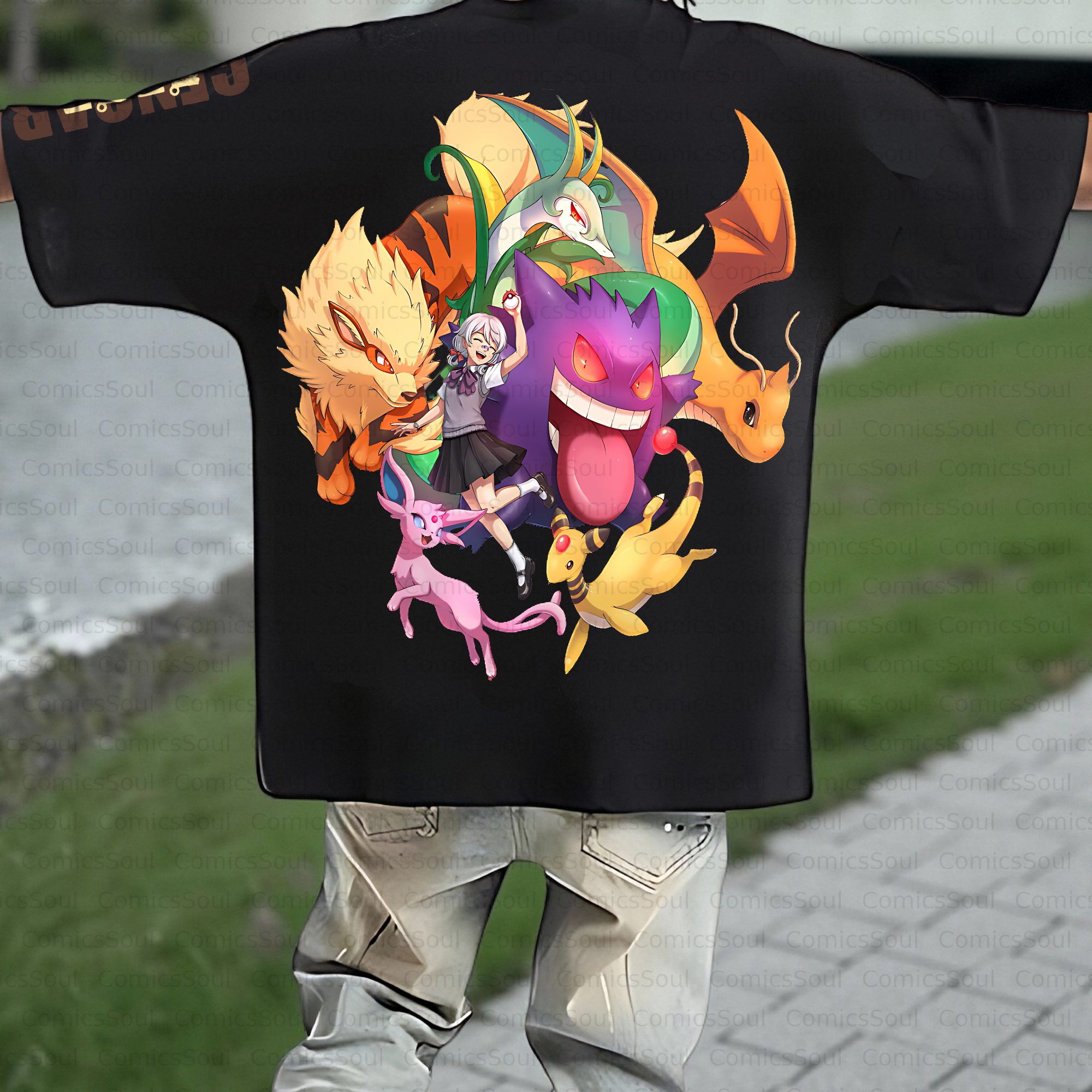 Unisex Anime Inspired Vintage T-Shirt