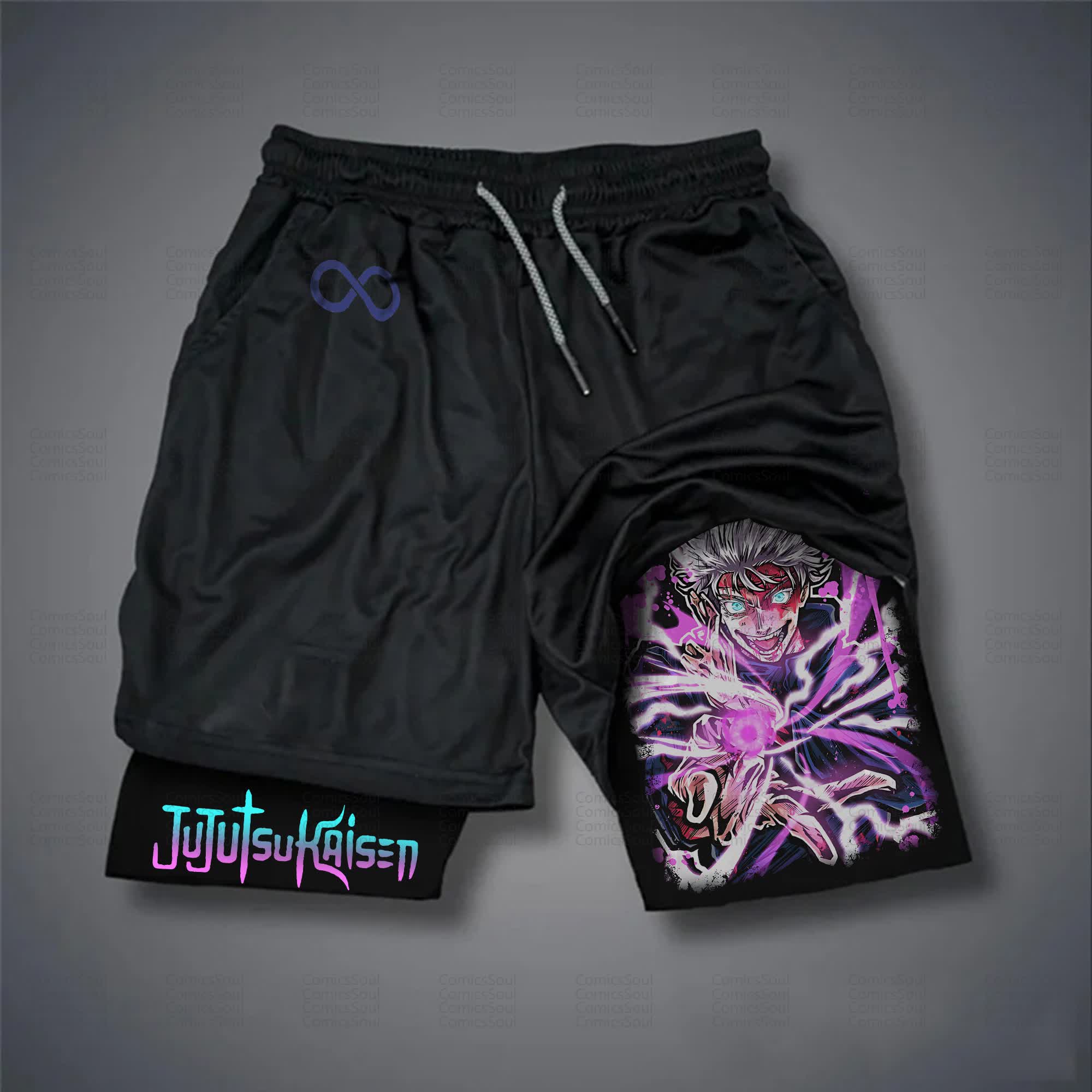 Unisex Casual Anime Streetwear Shorts 丨Comicssoul