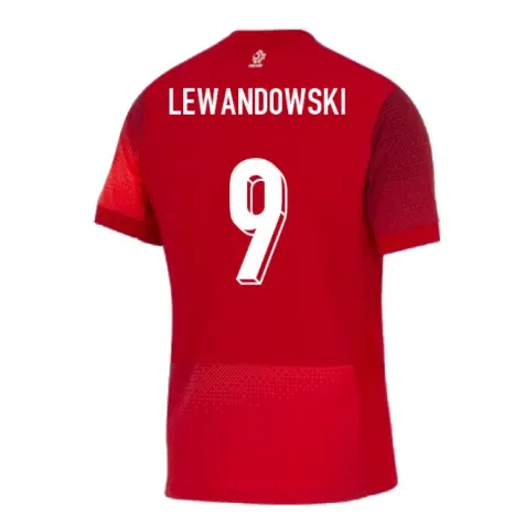 Kid's LEWANDOWSKI Poland 2024/25 Away Shirt