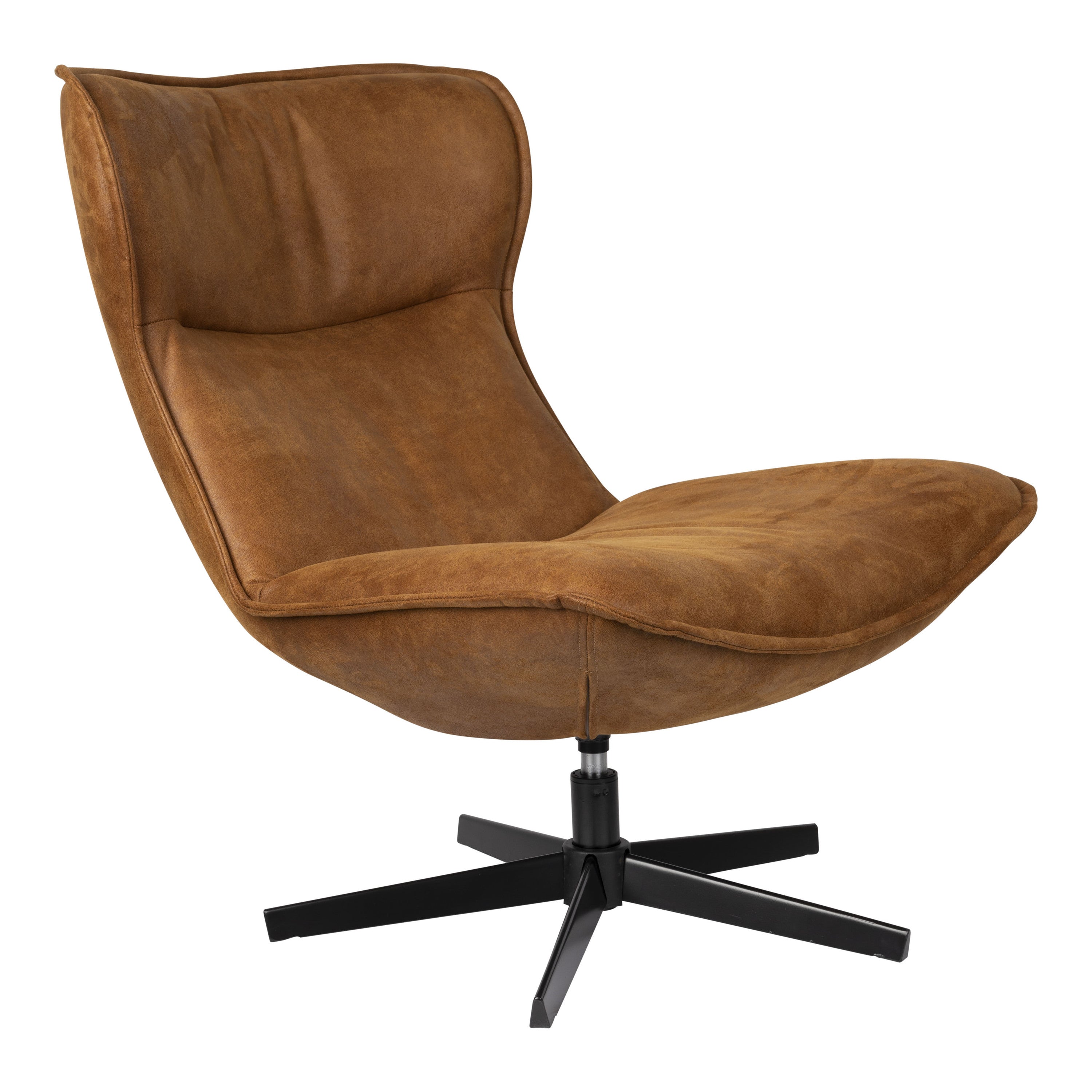 Blokker basic Lazy Fauteuil - Cognac
