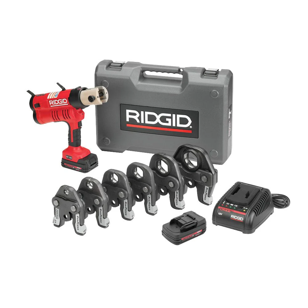 18V Cordless Press Tool Kit with ProPress Jaws (1/2"-2")