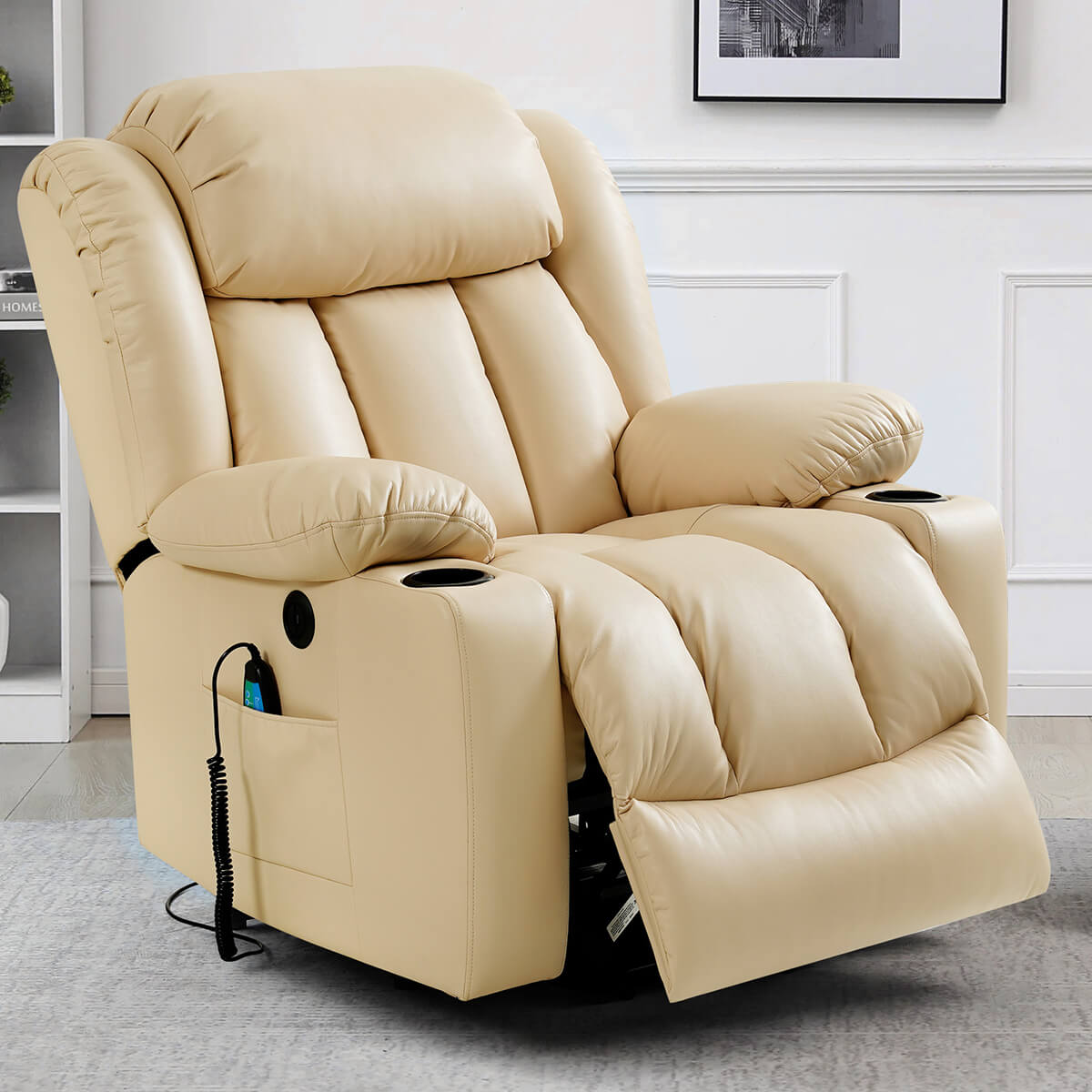 Clearance Sale Luxury Lift Chair Recliner with Heat and Massage