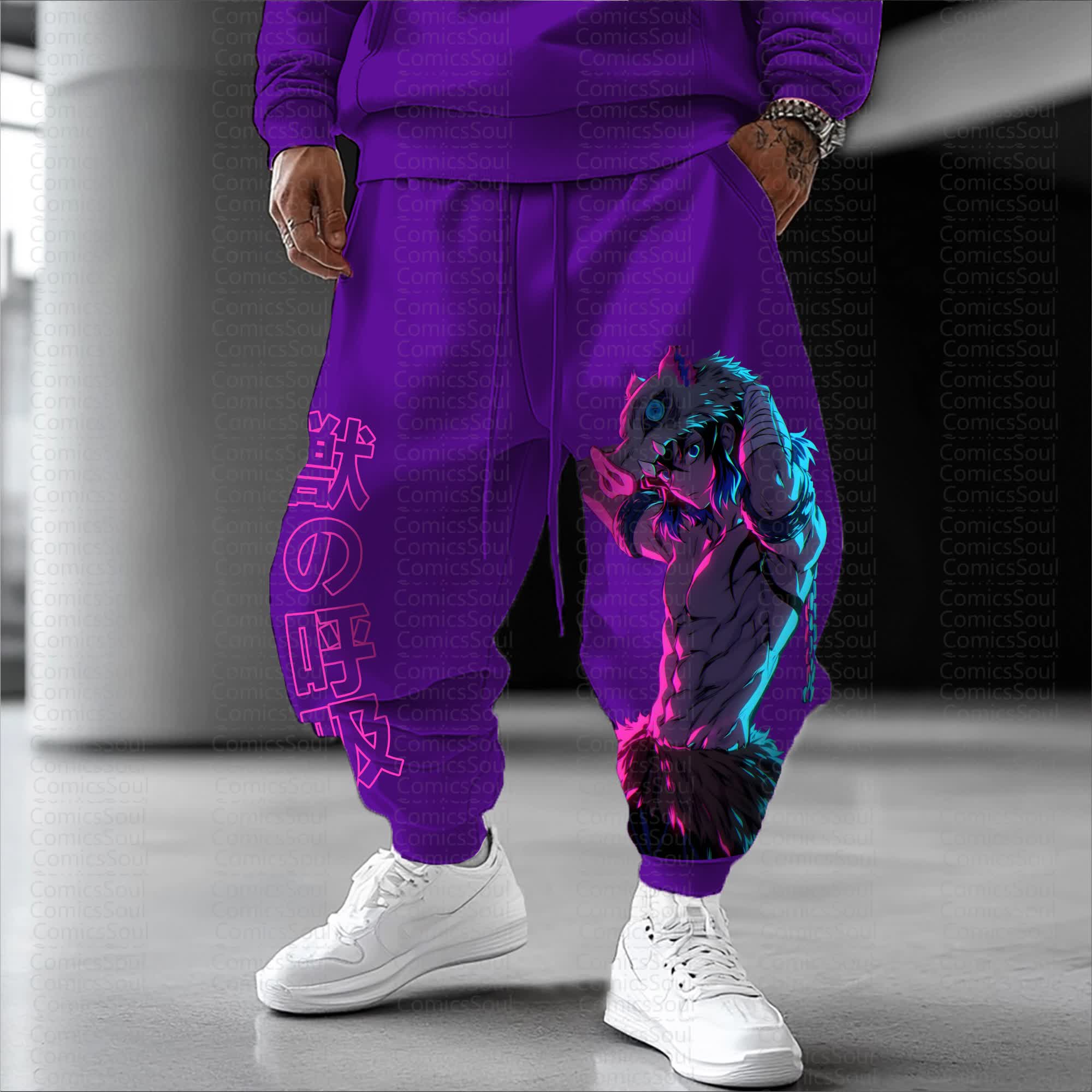 Unisex Anime Inspired Vintage Pants丨Comicssoul