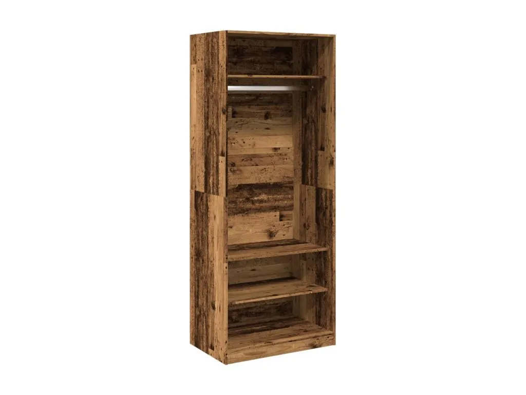 Armario Lluesmahome de estilo antiguo de 80x50x200 cm fabricado en madera contrachapada  NP9450578