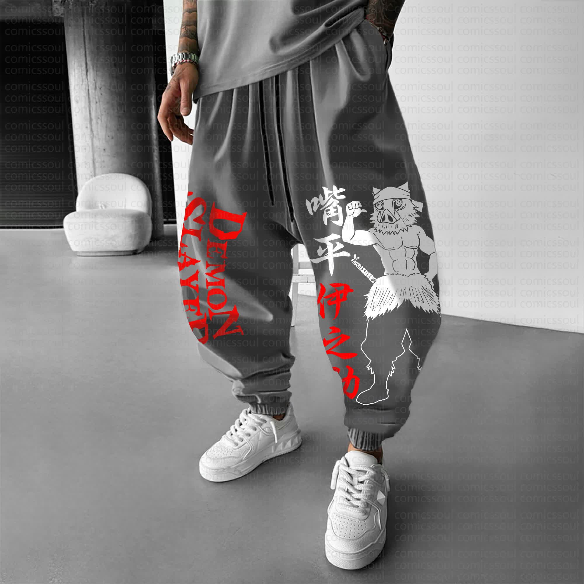 Unisex Anime Inspired Vintage Pants丨Comicssoul