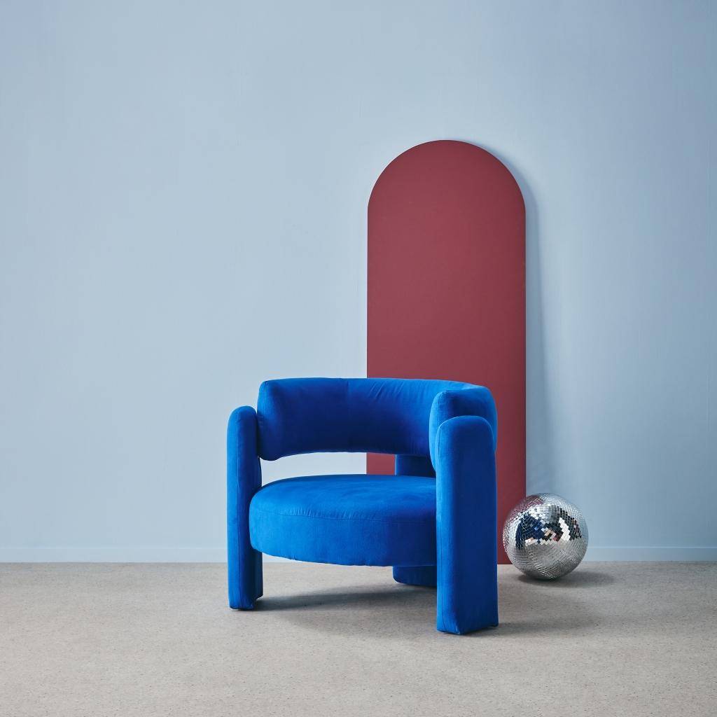 Mellow fieltro - Sillón trípode en tela tipo fieltro