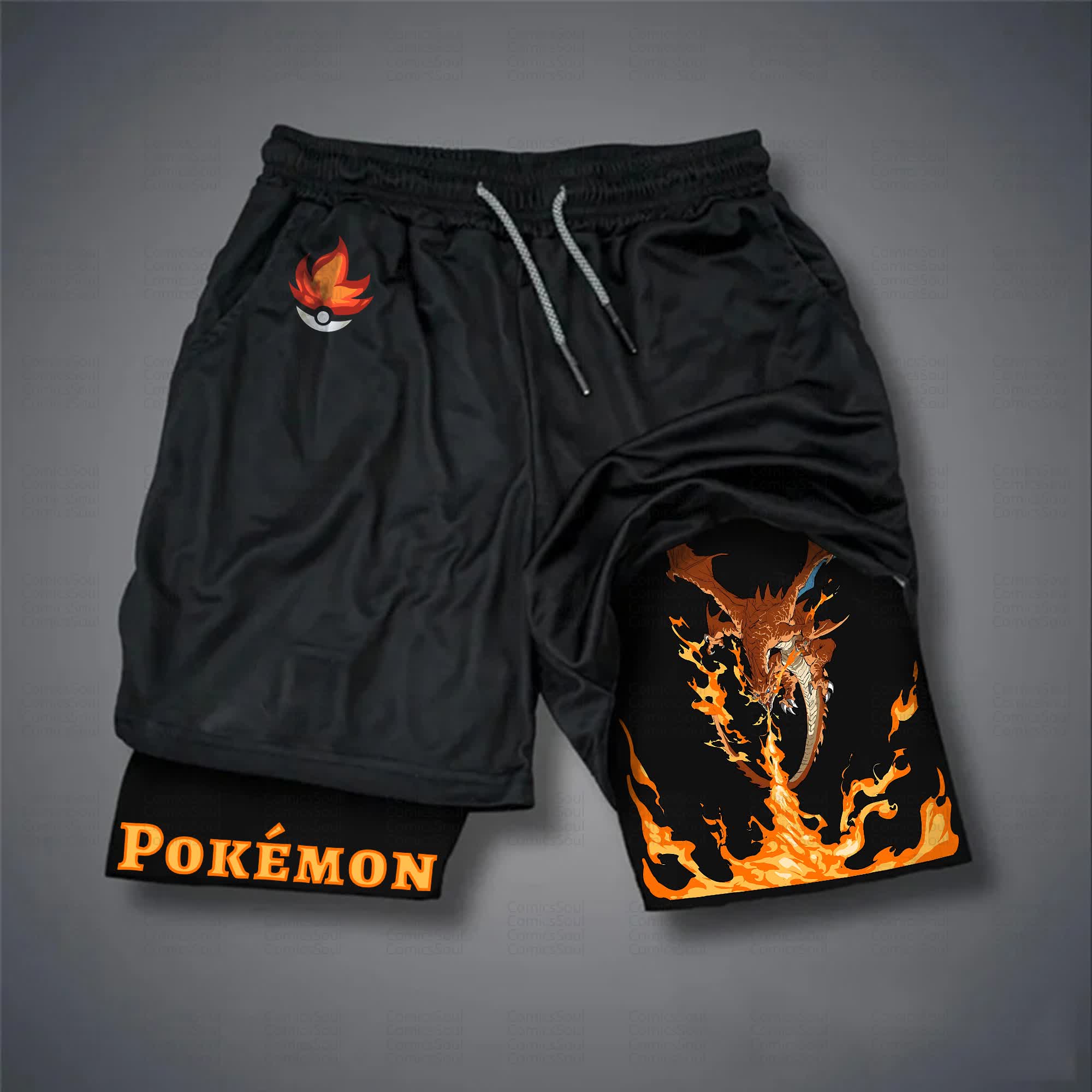 Unisex Casual Anime Streetwear Shorts 丨Comicssoul