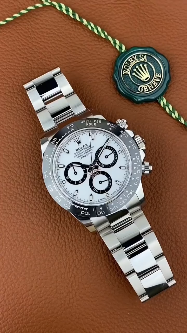 Rolex Cosmograph Daytona 116500LN Stainless Steel White Dial 40mm Mens Replica Watch