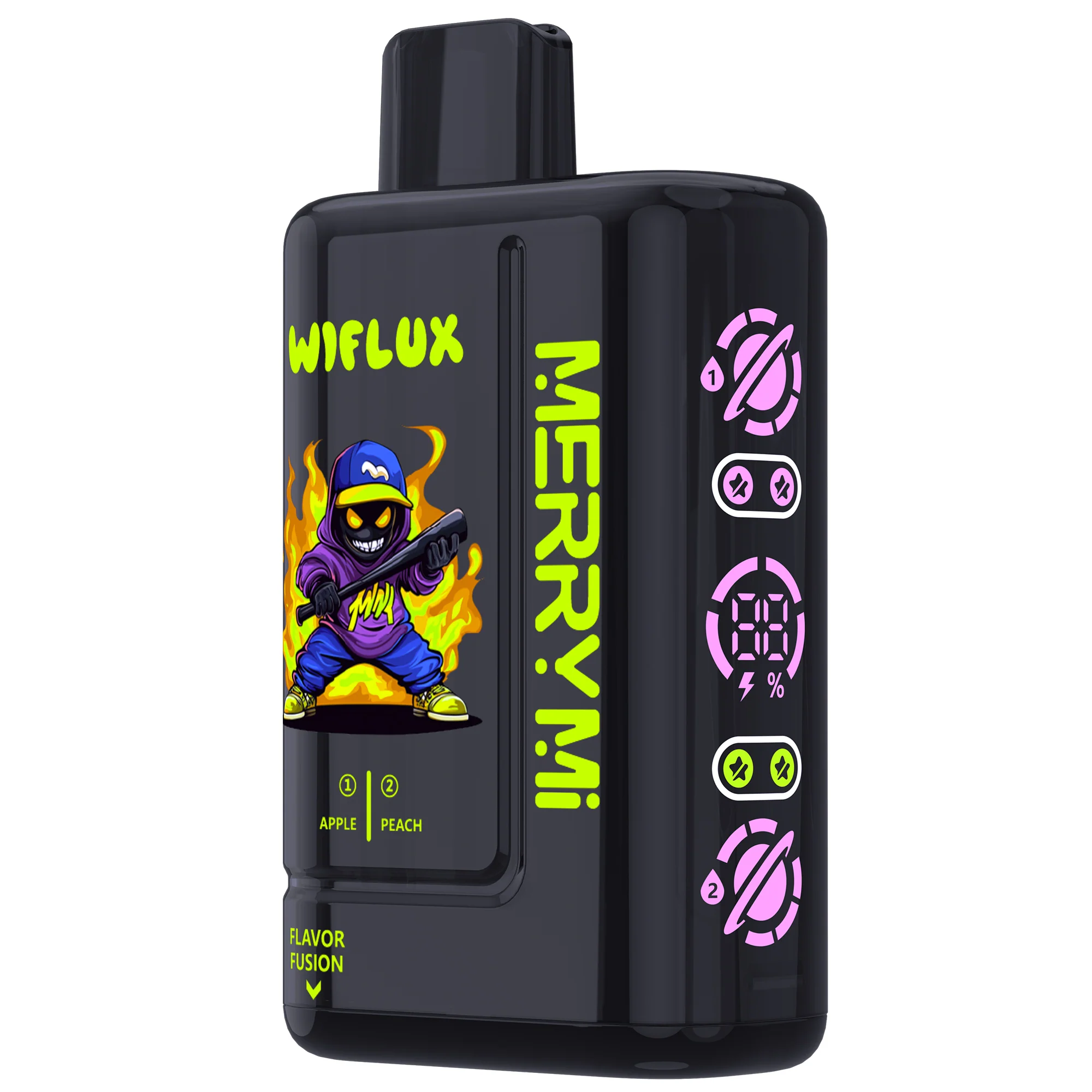 MerryMi WIFLUX 24K újratölthető eldobható e-cigaretta (minden íz)