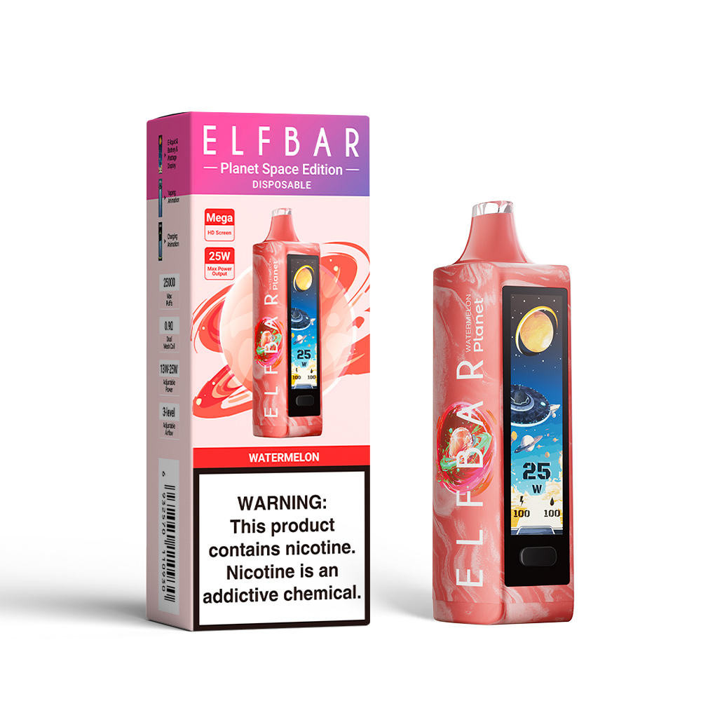ELF BAR PLANET 25K ladattava kertakäyttöinen sähkötupakka (kaikki maut)