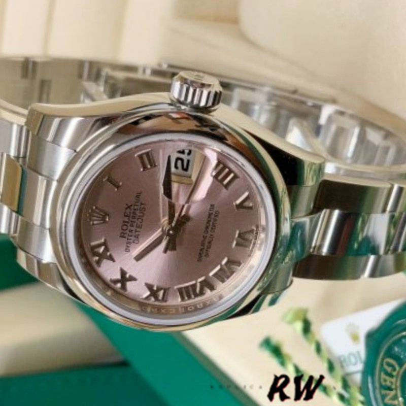 Rolex Datejust 179160 Oyster Bracelet Pink Roman Dial 26MM Lady Replica Watch