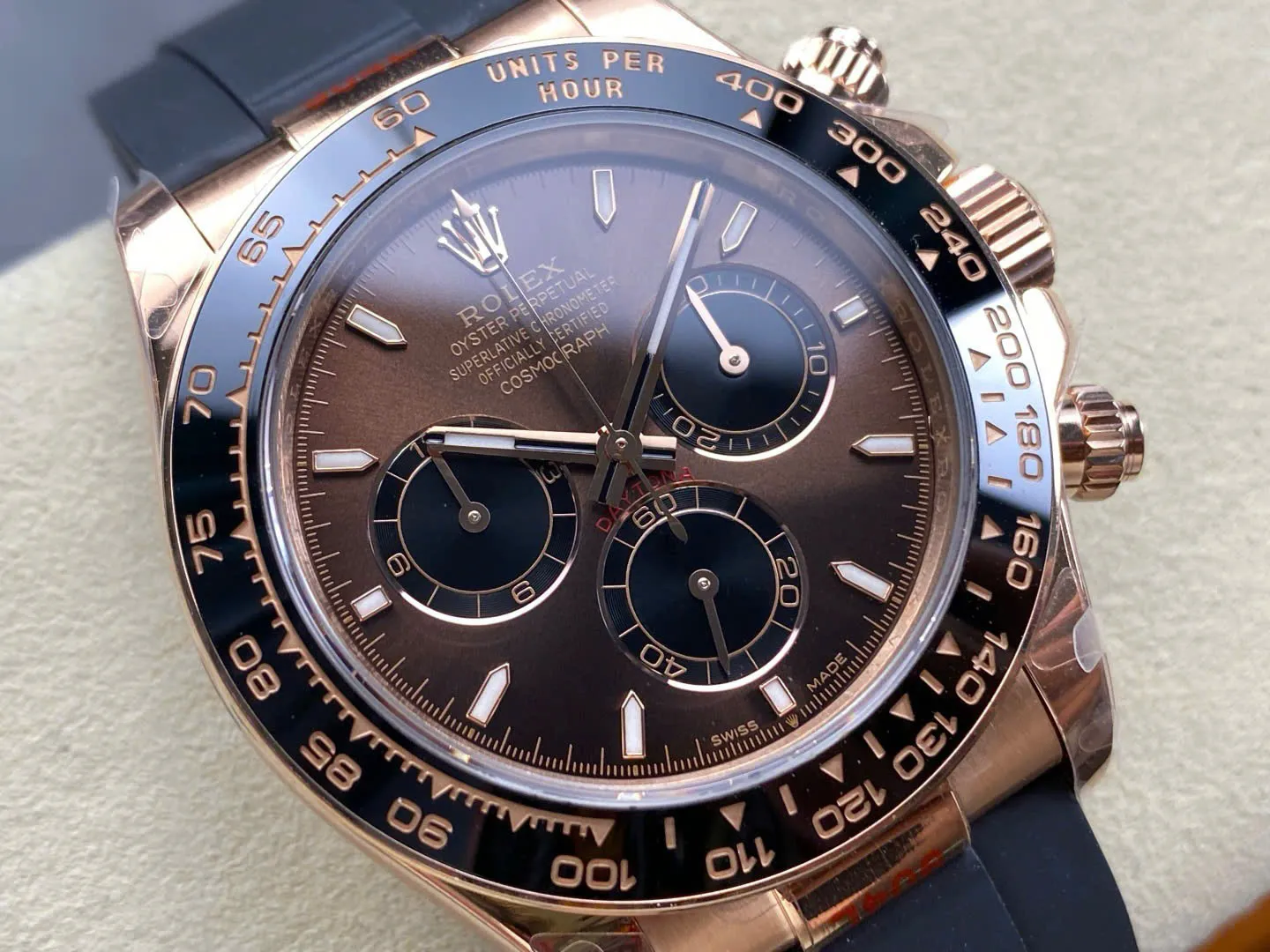 Superclone Rolex Daytona 40 mm 126515LN Bright Chocolate Dial