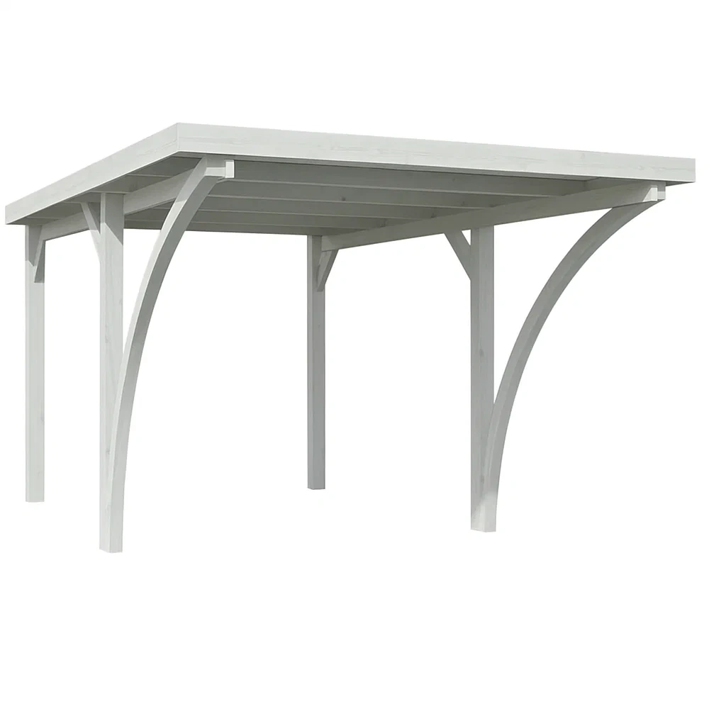 Carport de madera, 600 x 300 x 240 cm - ZBldKeT158lY