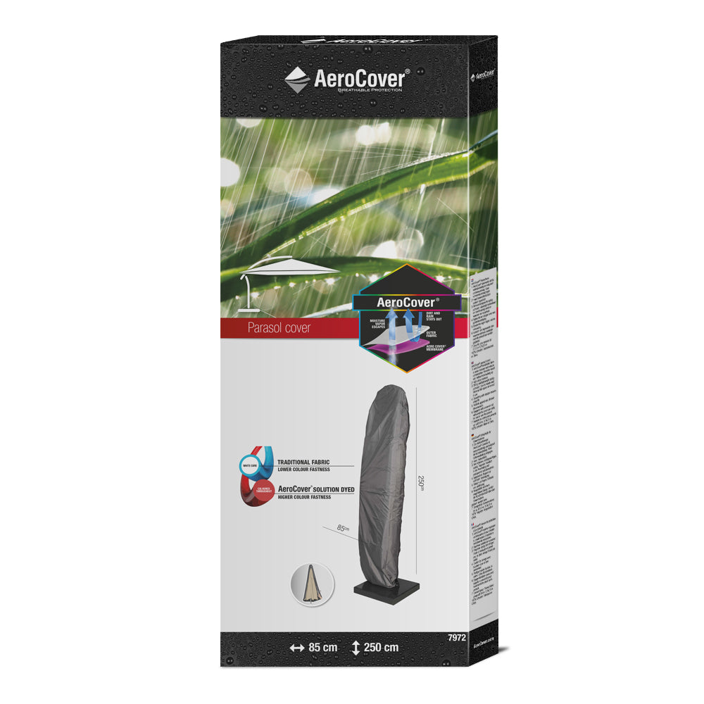 AeroCover Zweefparasolhoes H 250 x Ø 85 cm