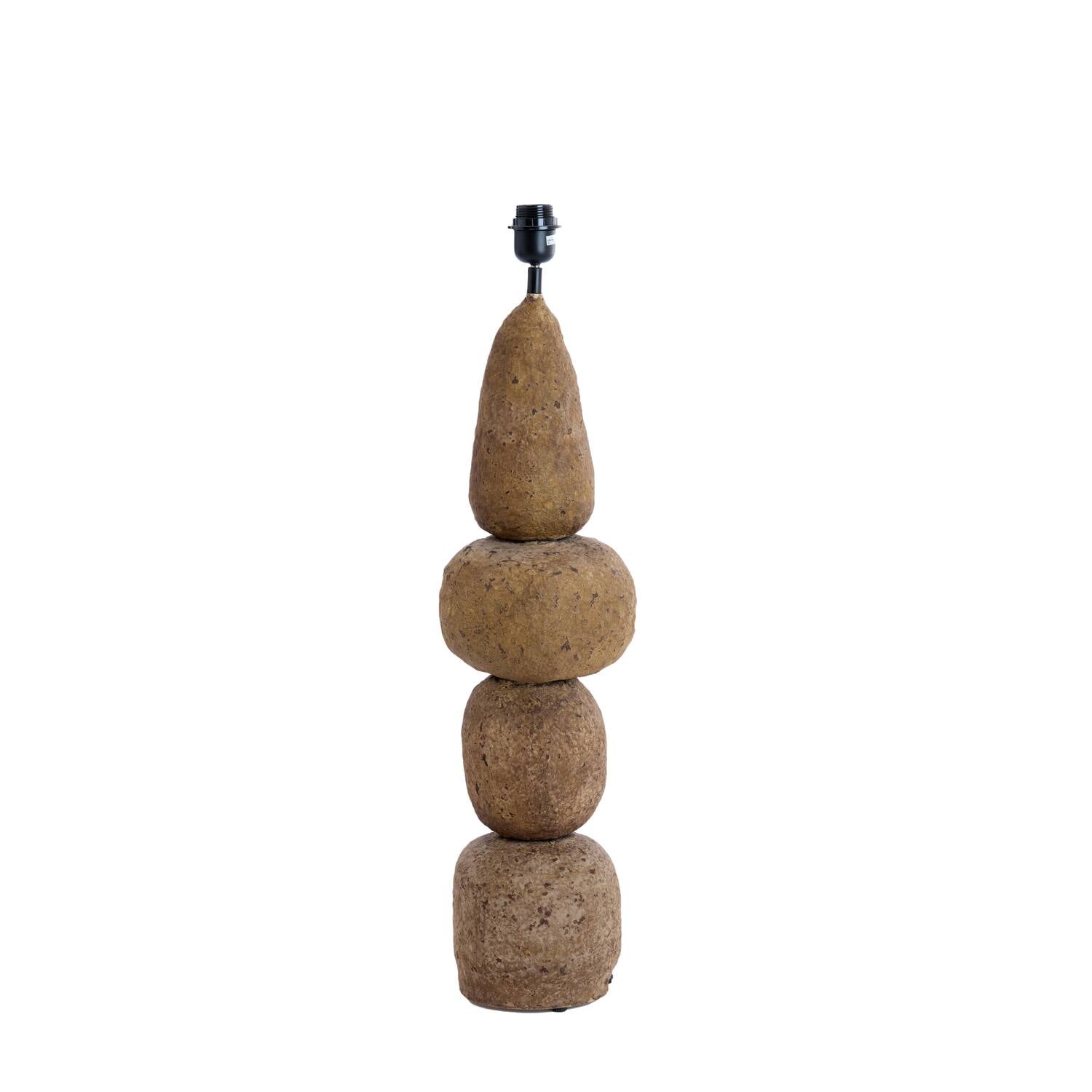 Light & Living - tafellamp - Marree - bruin - papier - losse armatuur