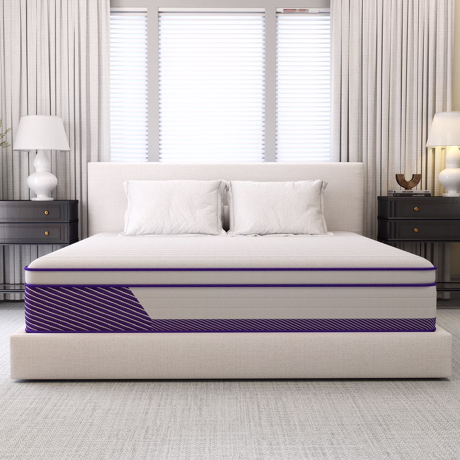 12 in Twin Mattress, Hybrid Mattresses Medium Firm in a Box(Full/12 in)