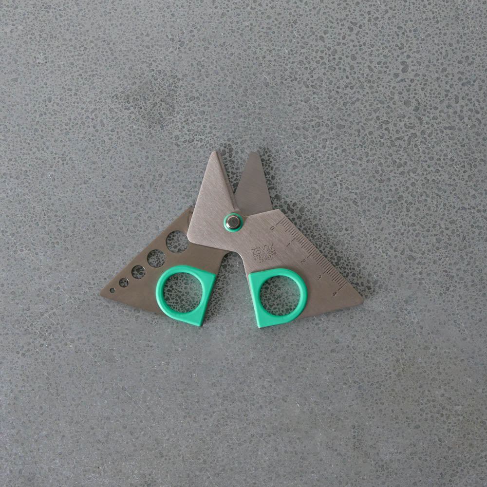 Ciseaux Triangle - Vert