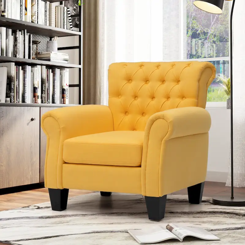 Pellebant Contemporary Club Armchair - Stylish Accent Chair for Living Room