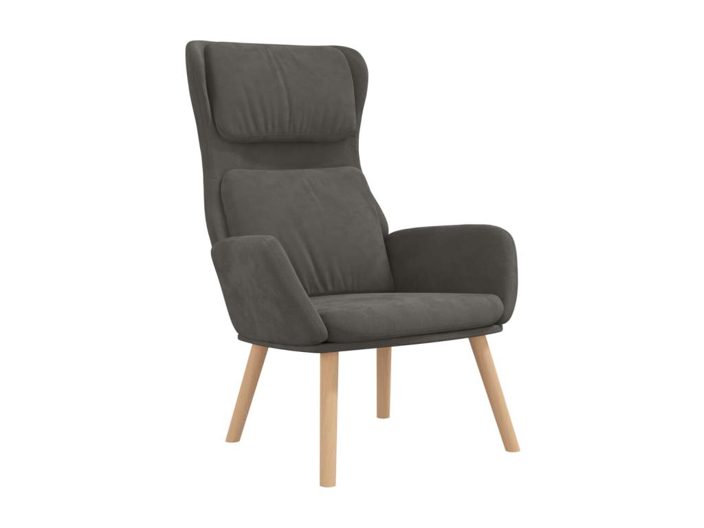 Sillón de relax de Nidolux gris oscuro