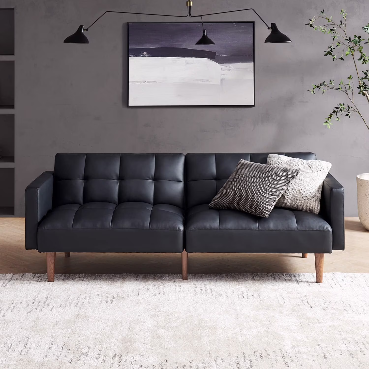 Mopio Aaron Futon Sofa Bed Old Rosa - Image 5