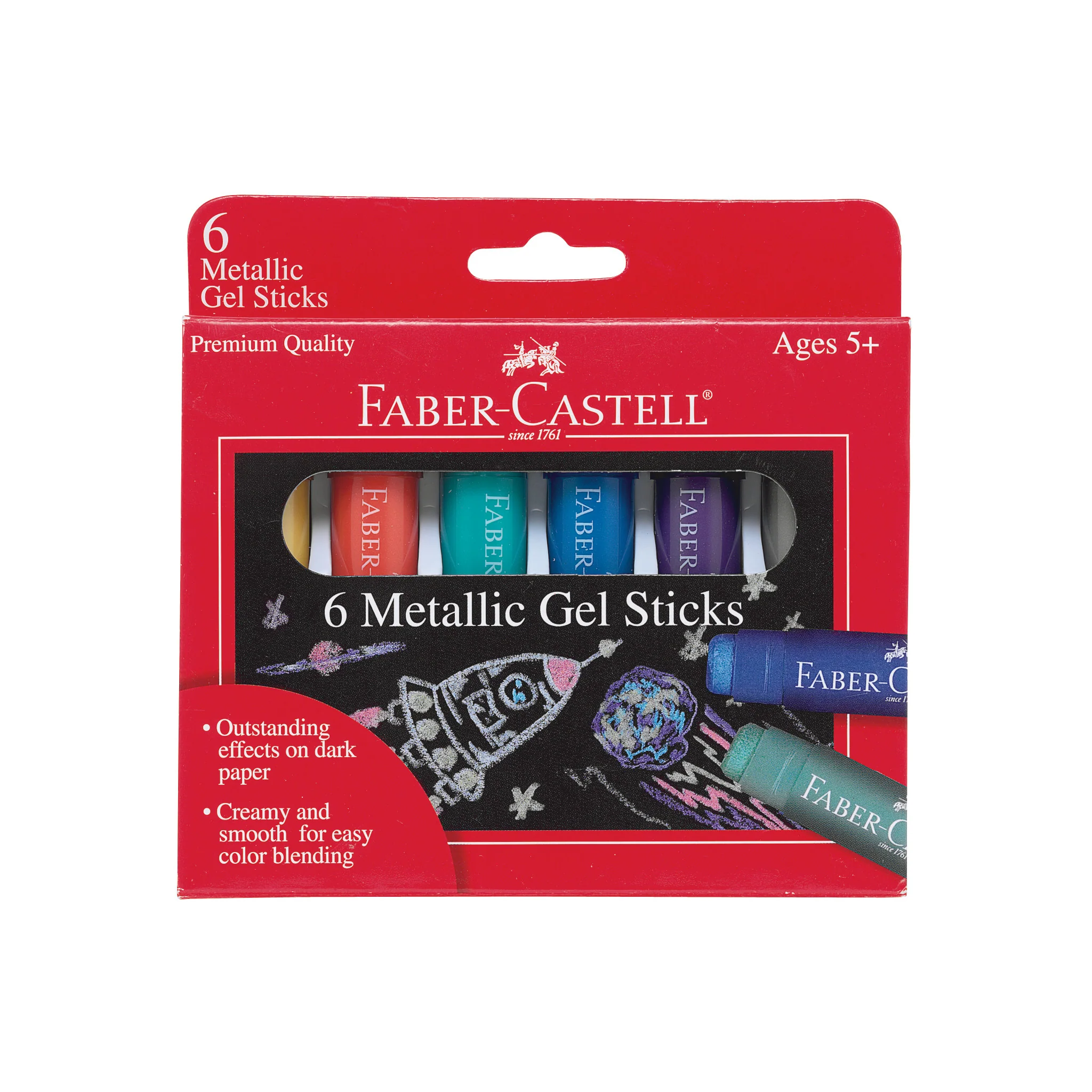 Metallic Gel Stick School Pack