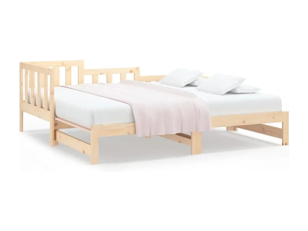 Sofá cama extraíble Vivircalido maciza de Vivircalido 2x(90x190) cm zjhe59759