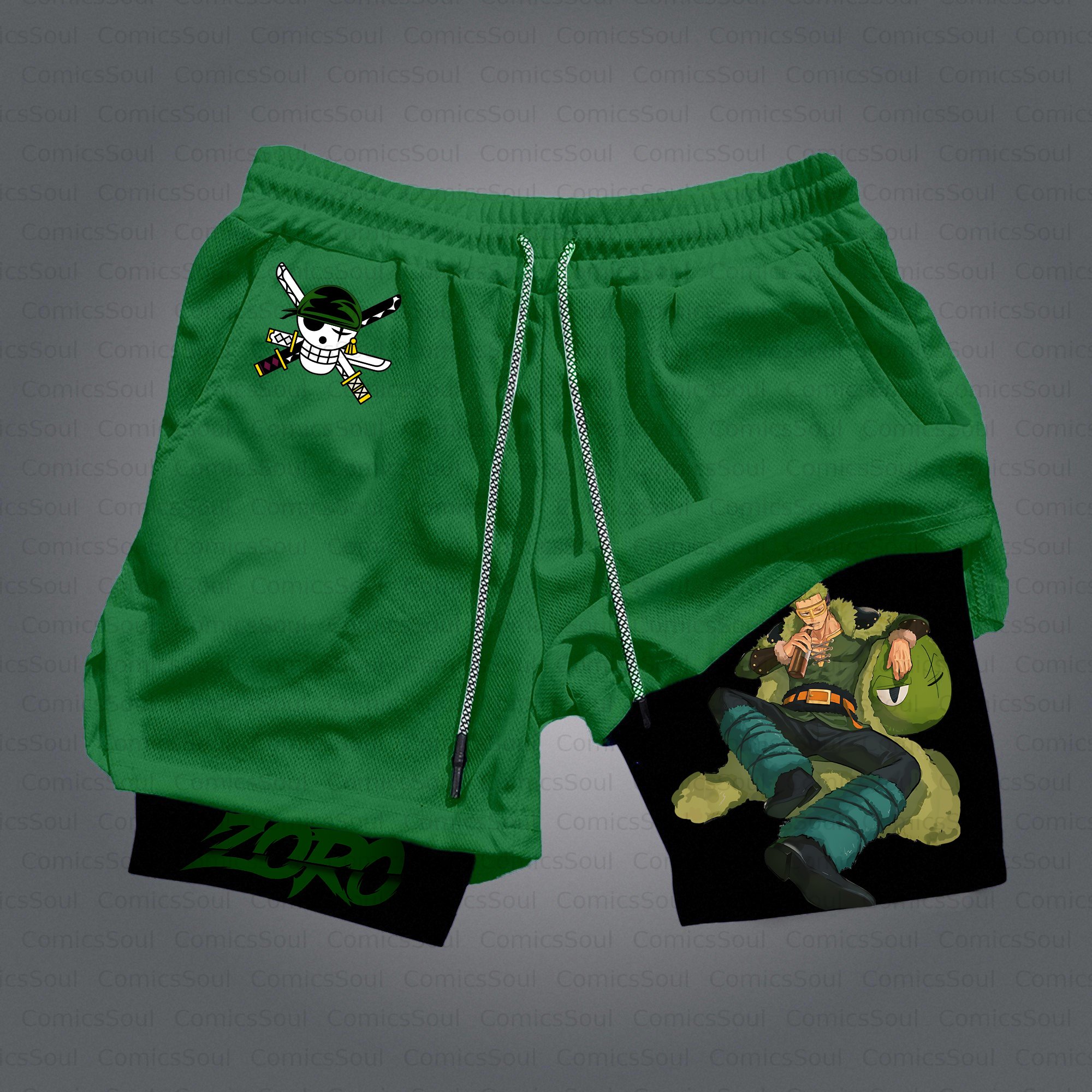 Unisex Casual Anime Style Shorts