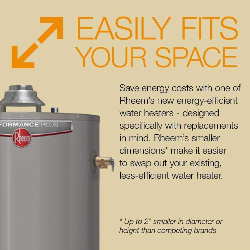 Rheem Performance Short Electric Water Heater - Image 4 Rheem Performance Short Electric Water Heater - Image 4