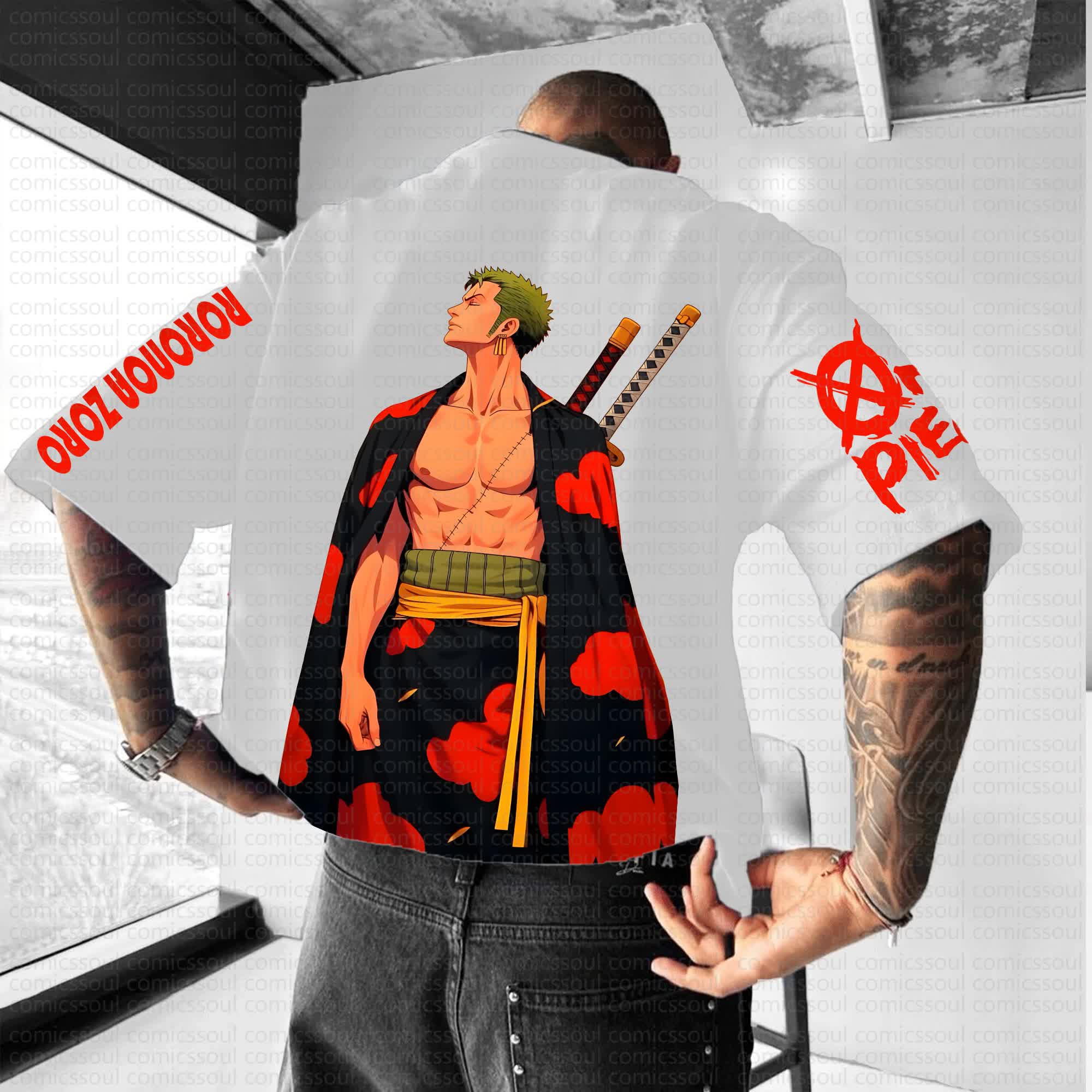 Unisex Anime Inspired Vintage T-Shirt丨Comicssoul