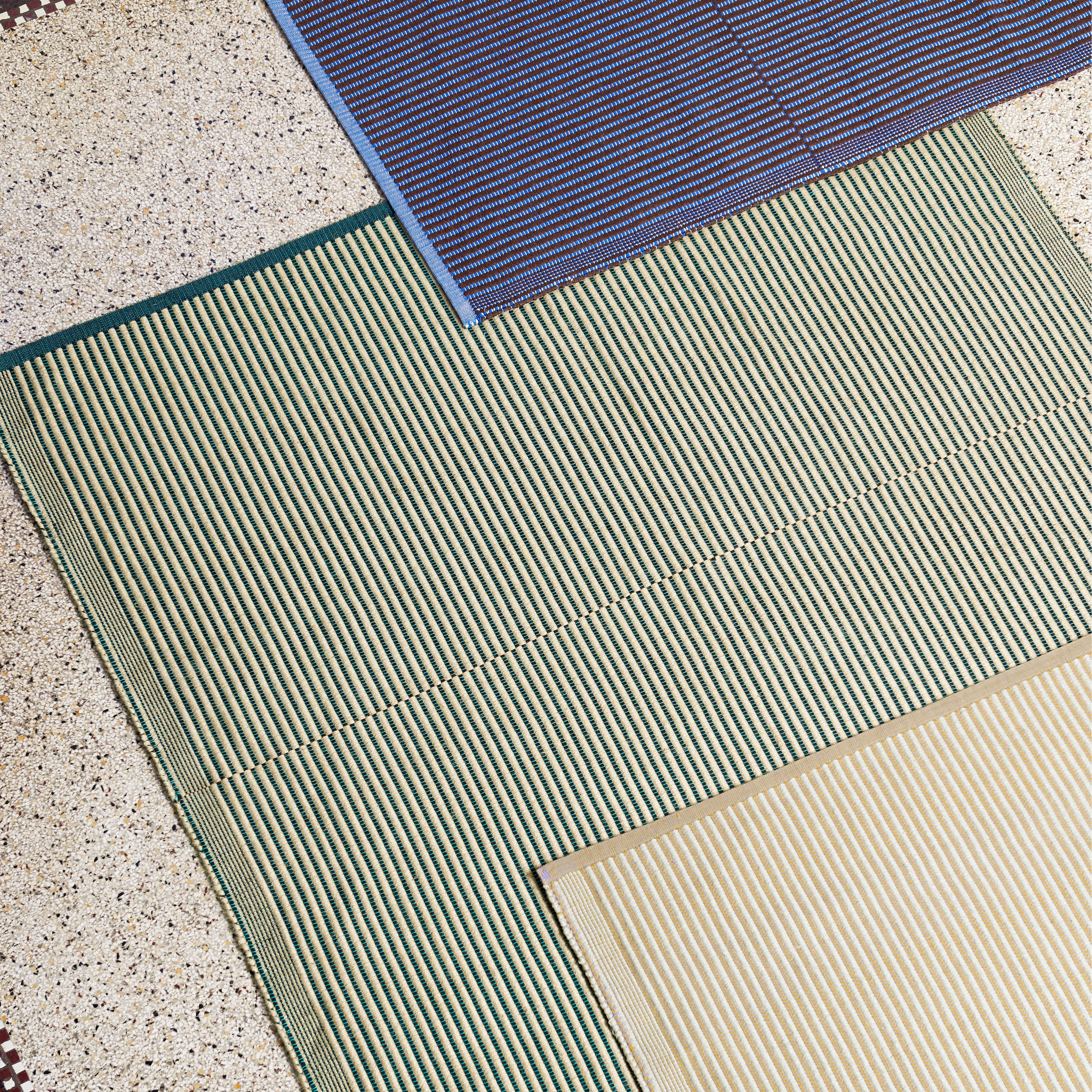 HAY Tapis Deurmat 60 x 95 cm - Chestnut / Blue