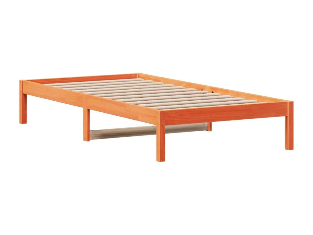 Sofá cama de Prietocasa maciza de Prietocasa marrón cera 90x200 cm