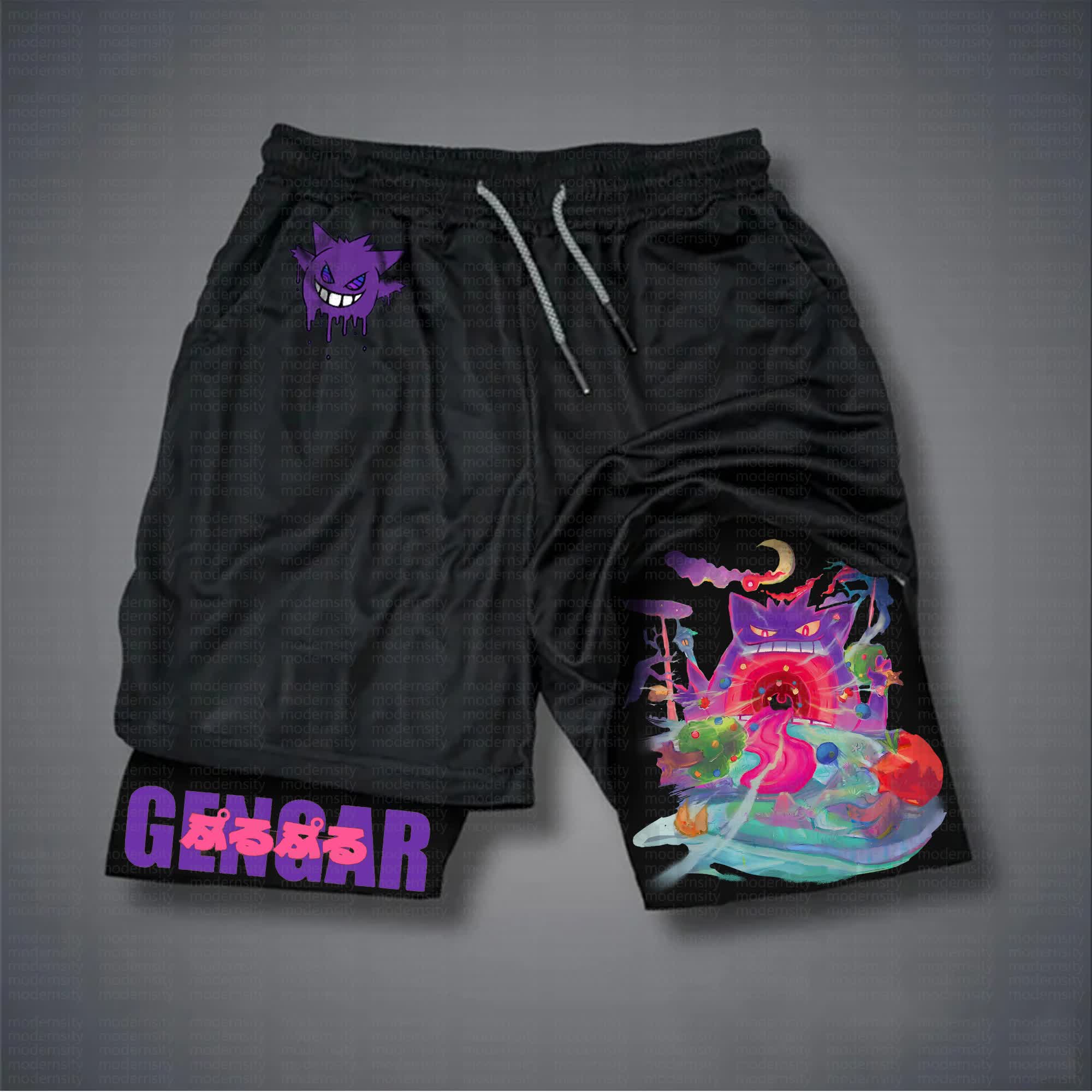 Unisex  “Comicssoul” Casual Anime Streetwear Shorts