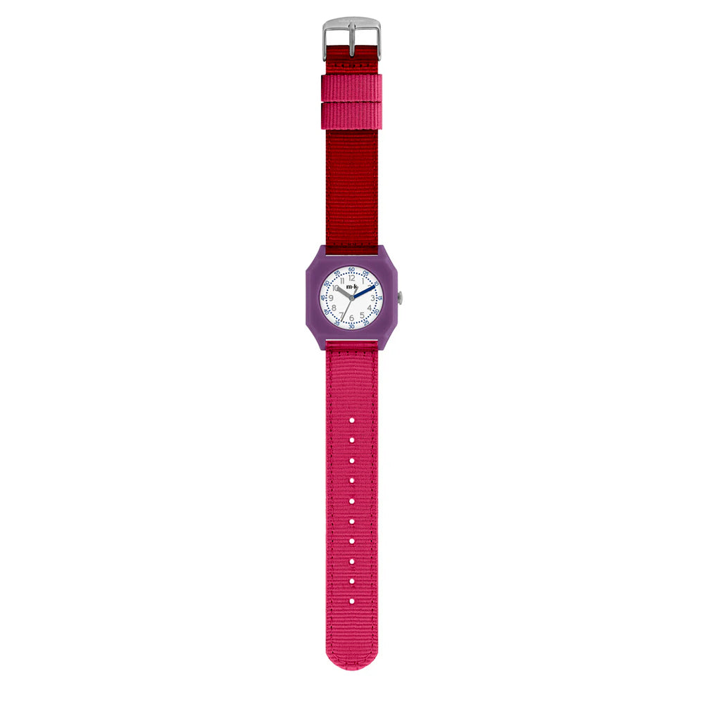 Mini Kyomo - Montre Coral Reef - Rose & Rouge