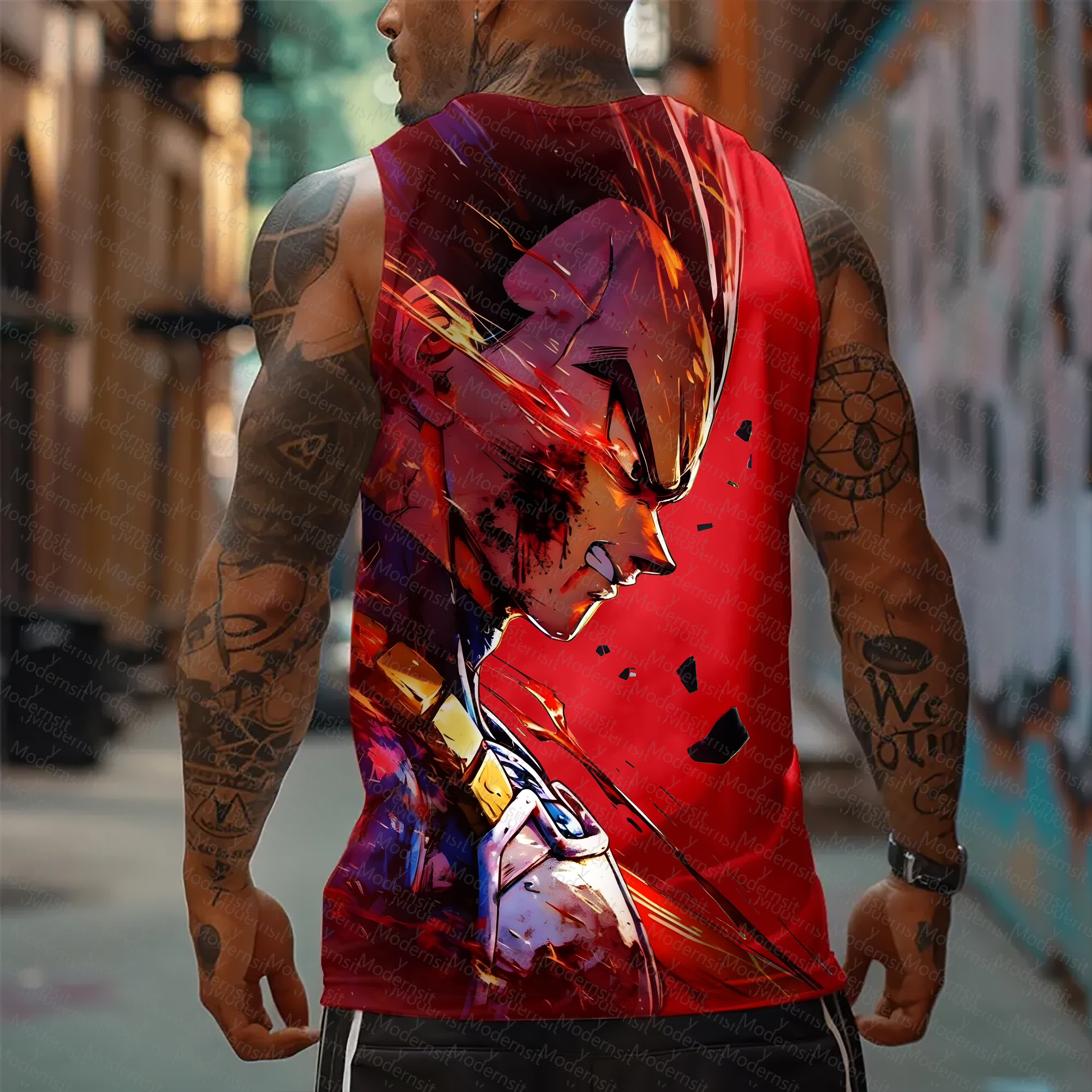 Unisex  “Comicssoul” Casual Anime  Tank Top