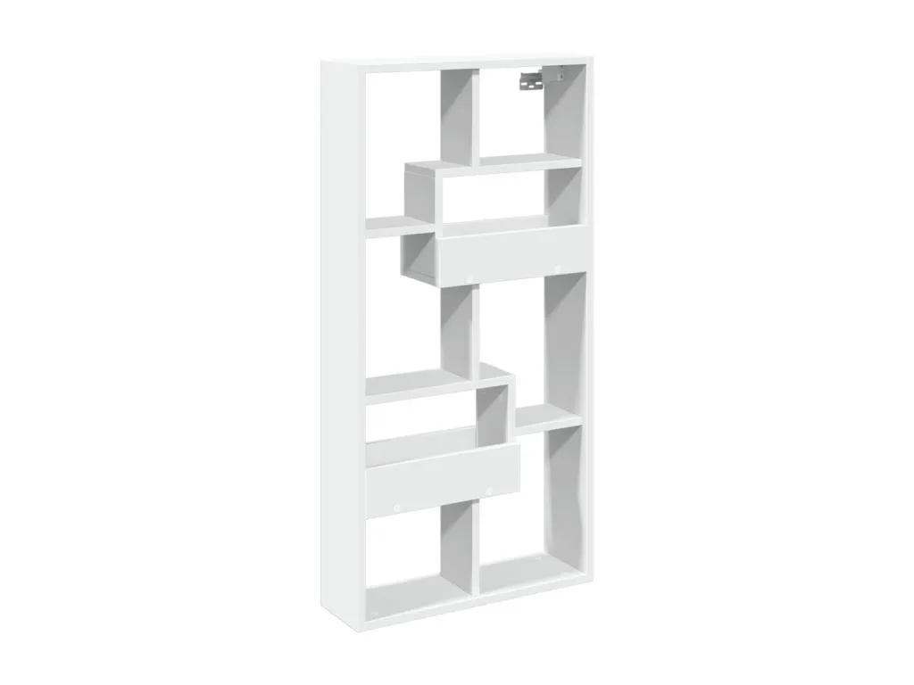 Armario de pared Andreuworldcasa de ingeniería blanco 50x15x100 cm