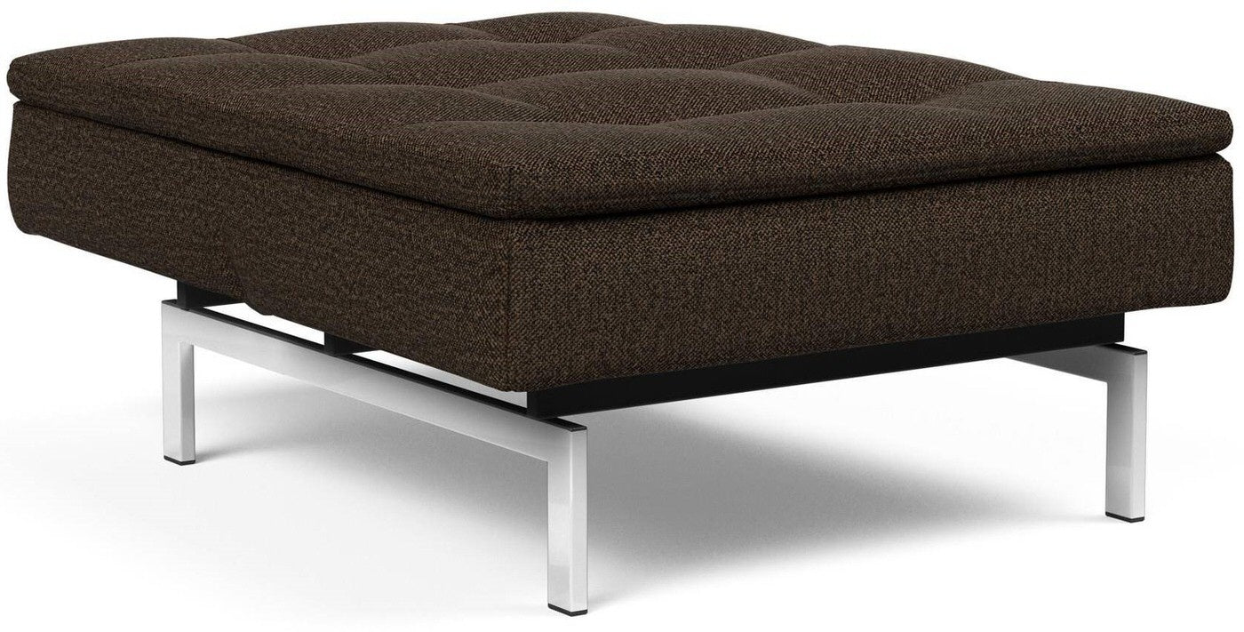 Innovation Dublexo Slaapstoel Taura Chocco   Chrome