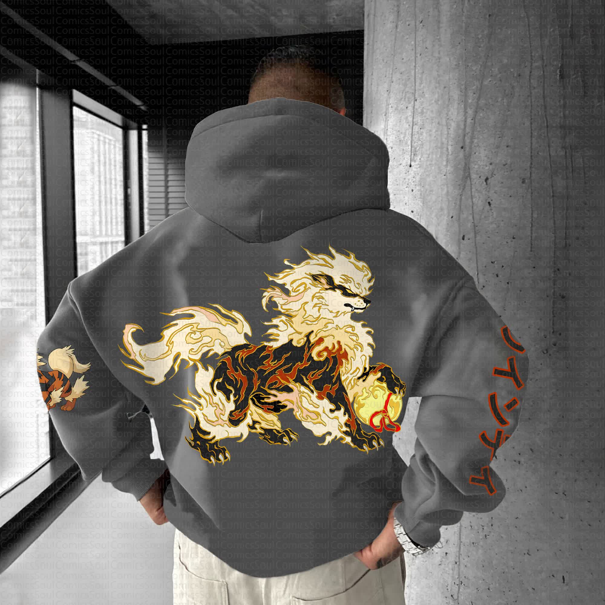 Unisex “Comicssoul” Anime Graphic Streetwear Vintage Hoodie