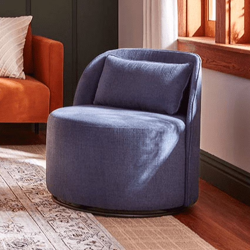 Better Homes & Gardens Juliet Modern Arch Swivel Accent Chair, Cream Boucle - Image 3