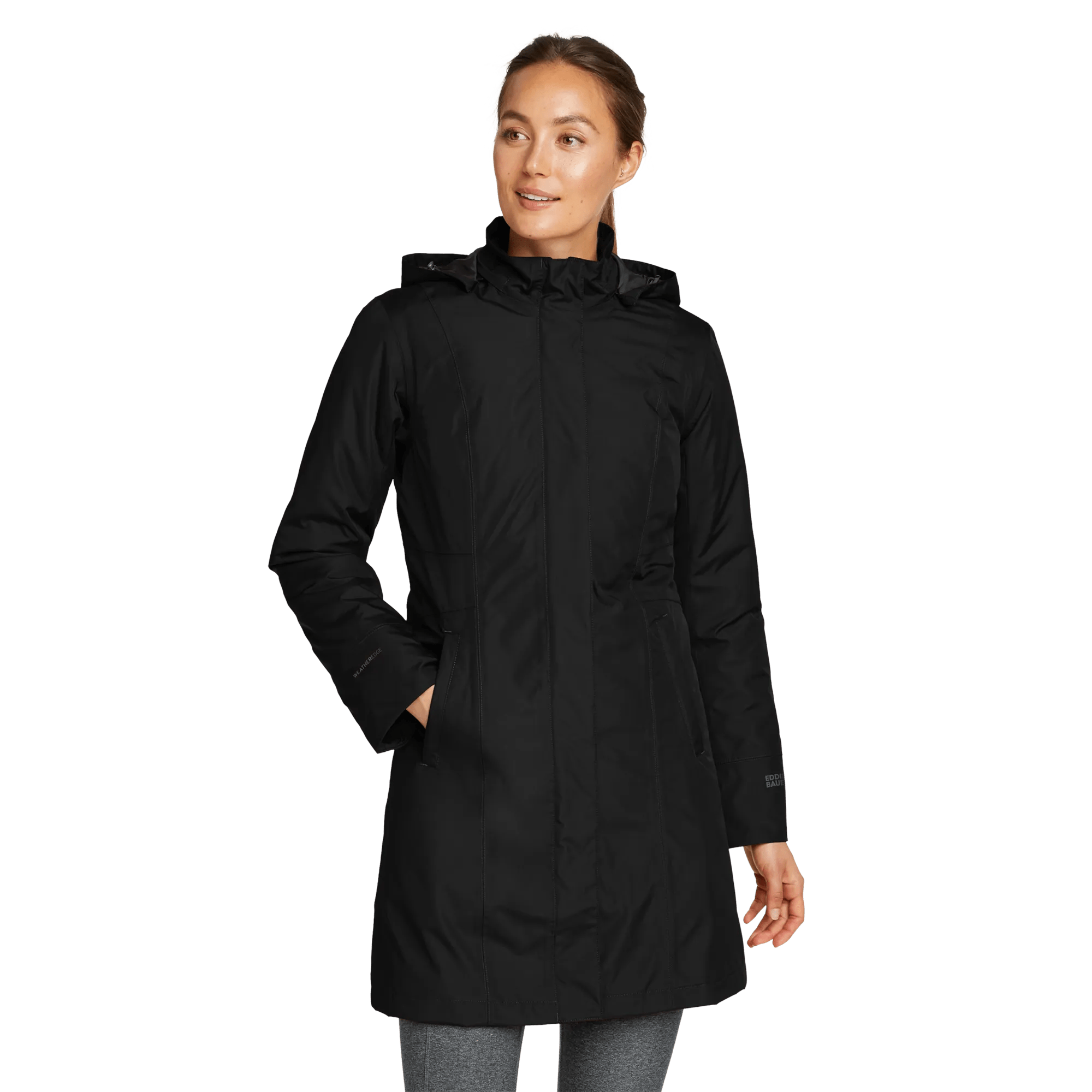 Women's Girl on the Go® Insulated Waterproof Trench Coat - Eddie Bauer Outlet