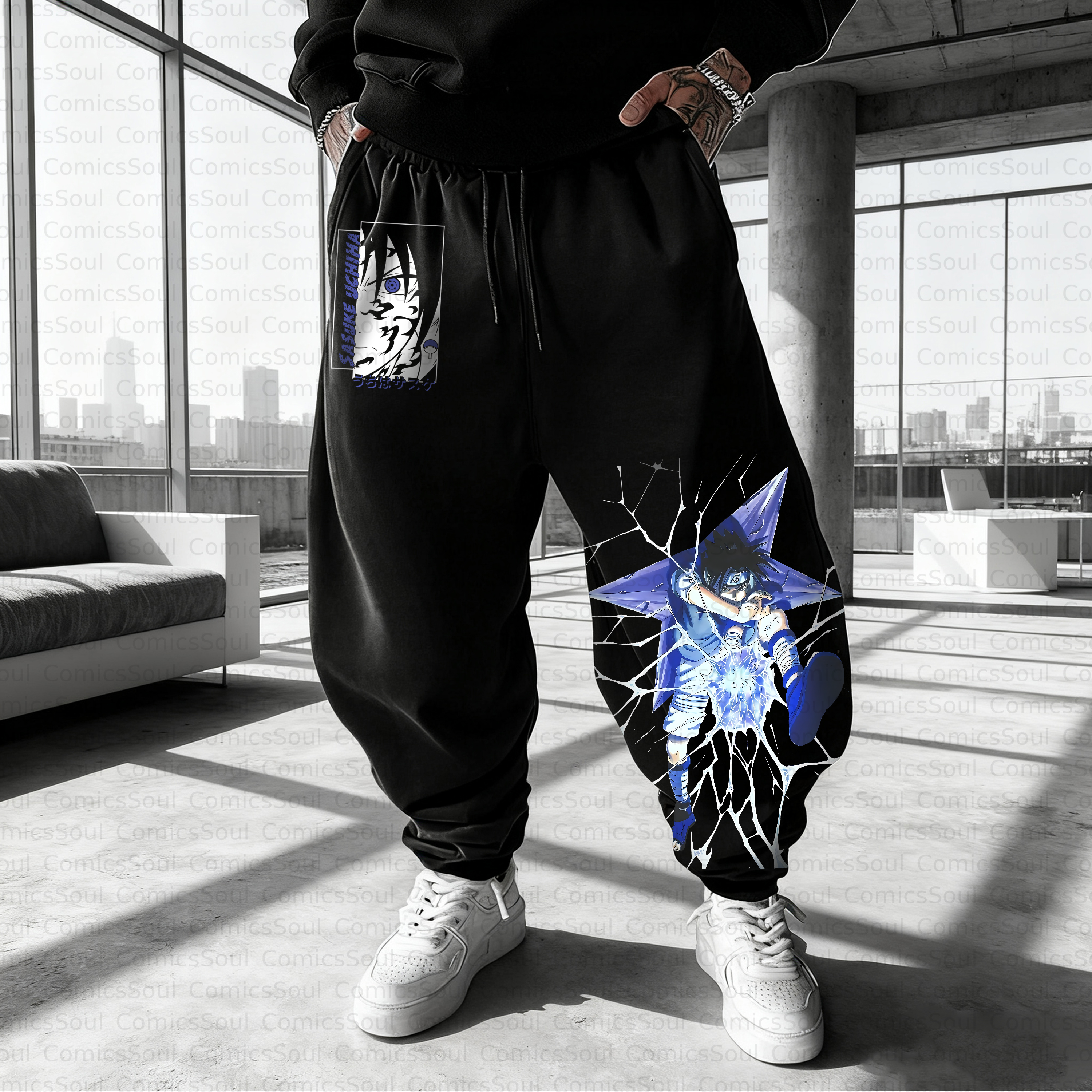 Unisex Casual Anime Streetwear Pant